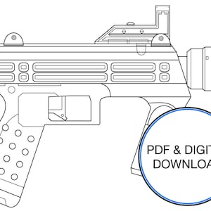 Halo SMG (Schaumstoffschablone)
