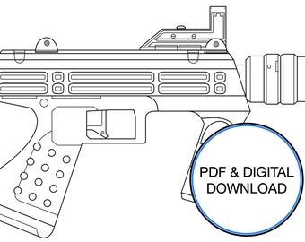 Halo SMG (Foam Template)