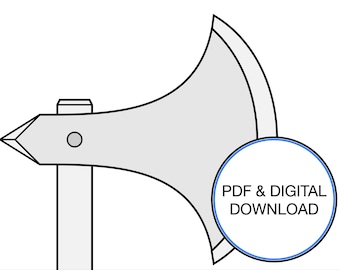 Battle Axe (Eva Foam Pattern)