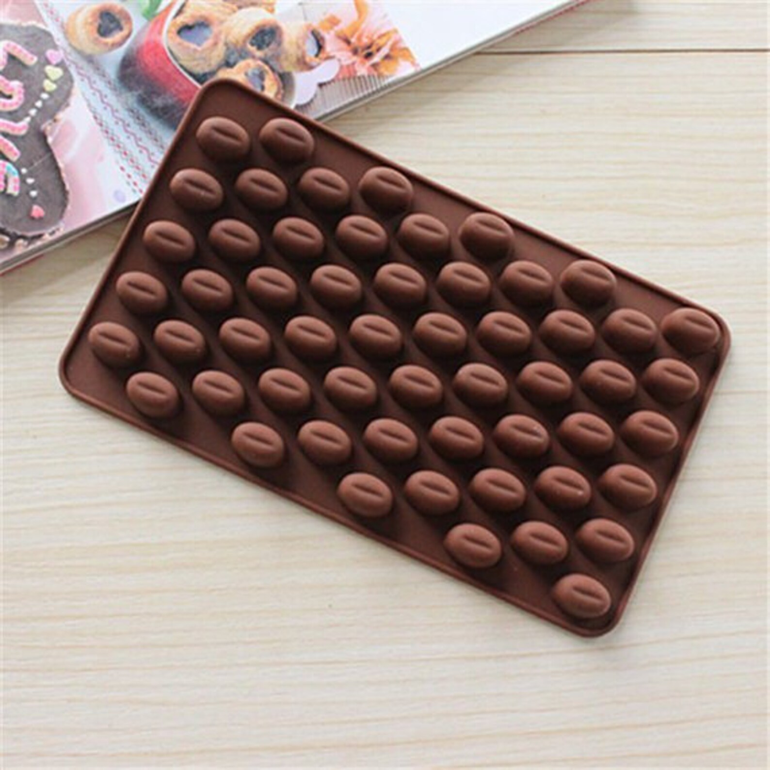 Coffee bean Chocolate Beans Mold Flexible mold Silicone mold Etsy