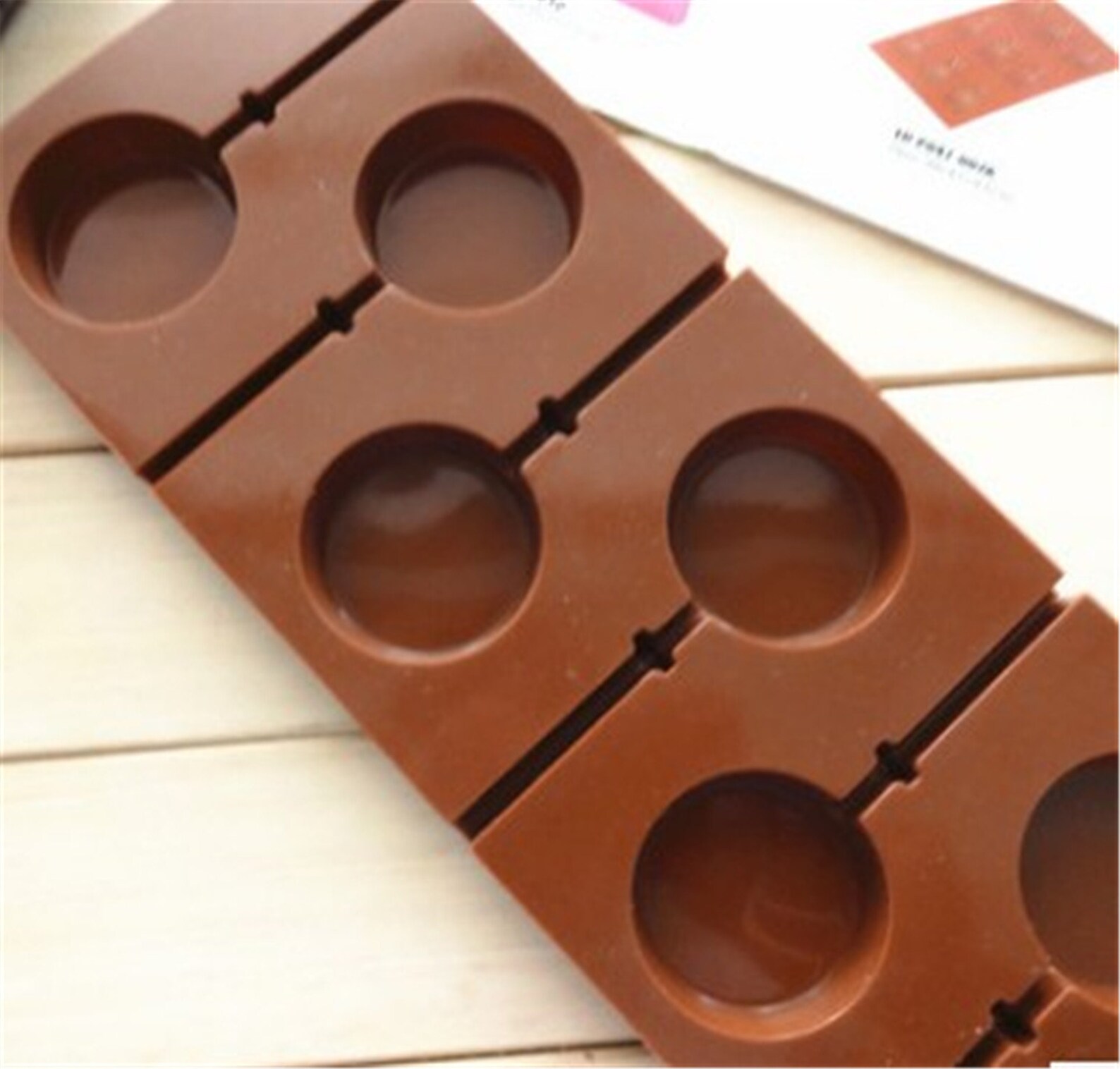 6Cavity round Chocolate Mold Cake Mold Flexible Silicone Etsy