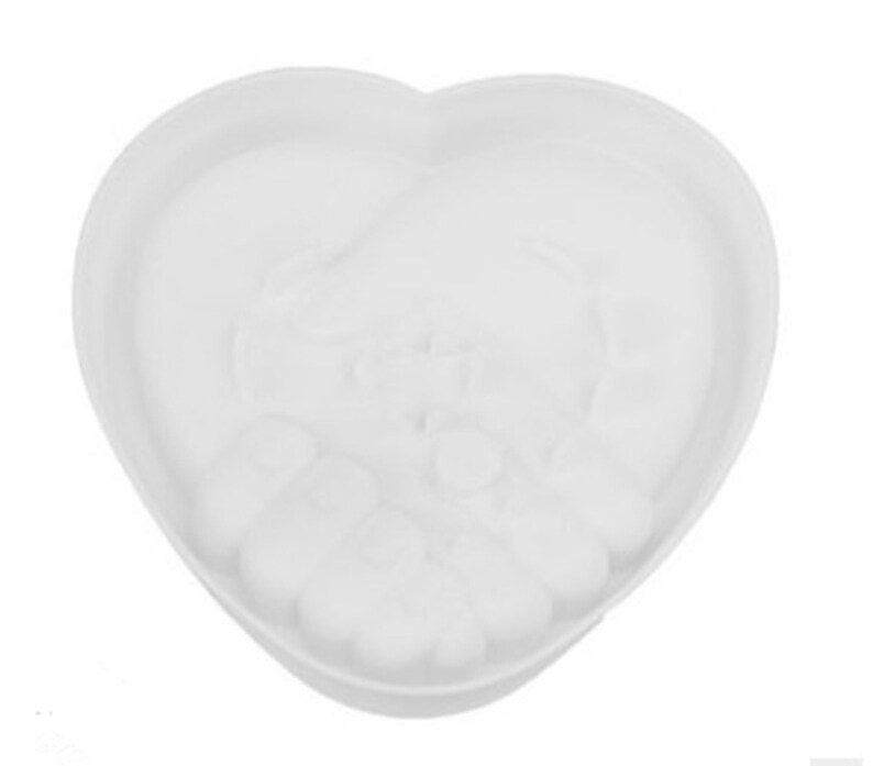 1-Cavity Hand in hand Chocolate Mold Cake Mold Flexible Silicone Soap Mould For Candy molds Ice Mold Biscuit mold Jelly mold Baking Tool