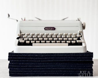 POPULAR! Non-Slip Black Felt Typewriter Pad: 12" x 12", Slip resistant, Sound Dampening