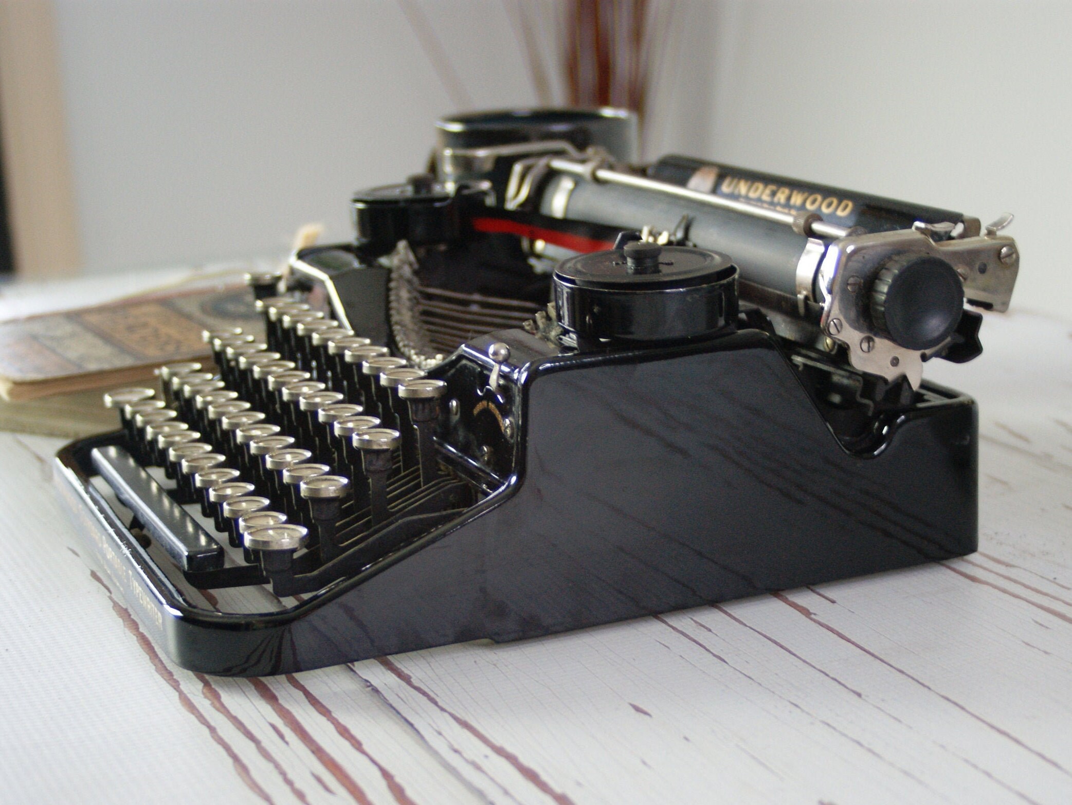 1927 Underwood Standard 4 Bank Antique Typewriter Working Etsy