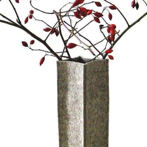 Wazon filcowy „kostka” Eco+Design czysta wełna 30
