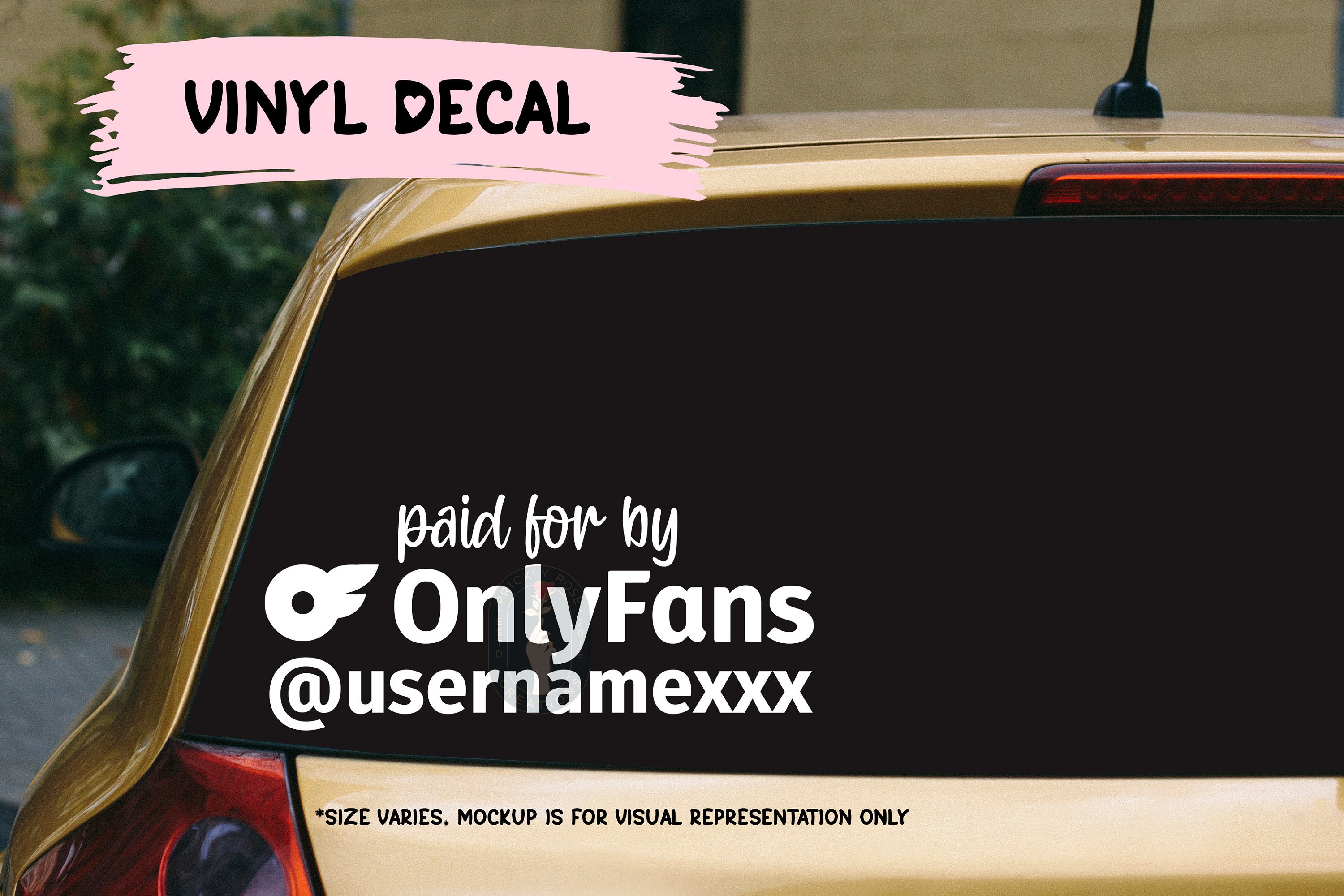Onlyfans car sticker deals