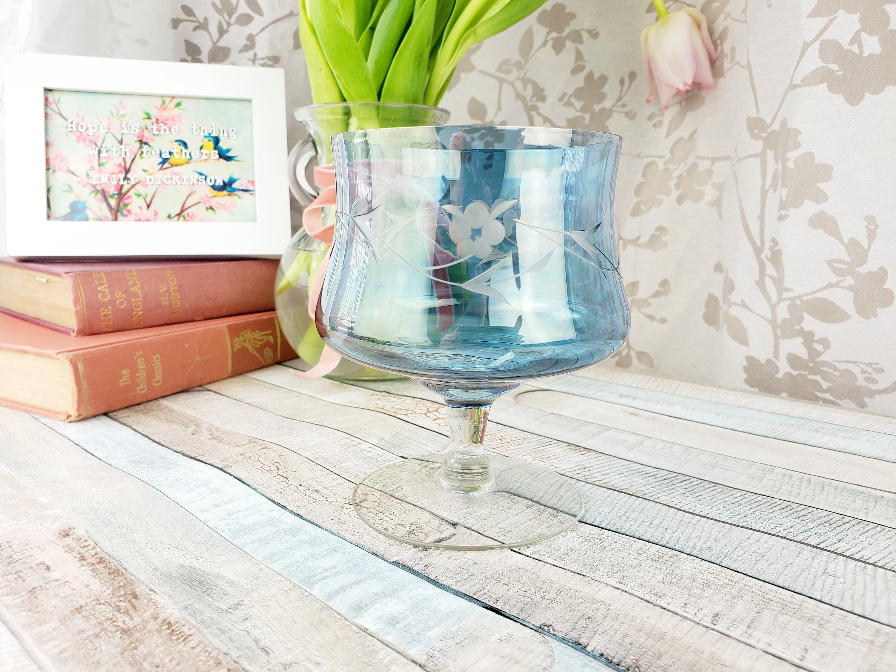 1920s Crystal Goblet - Etsy