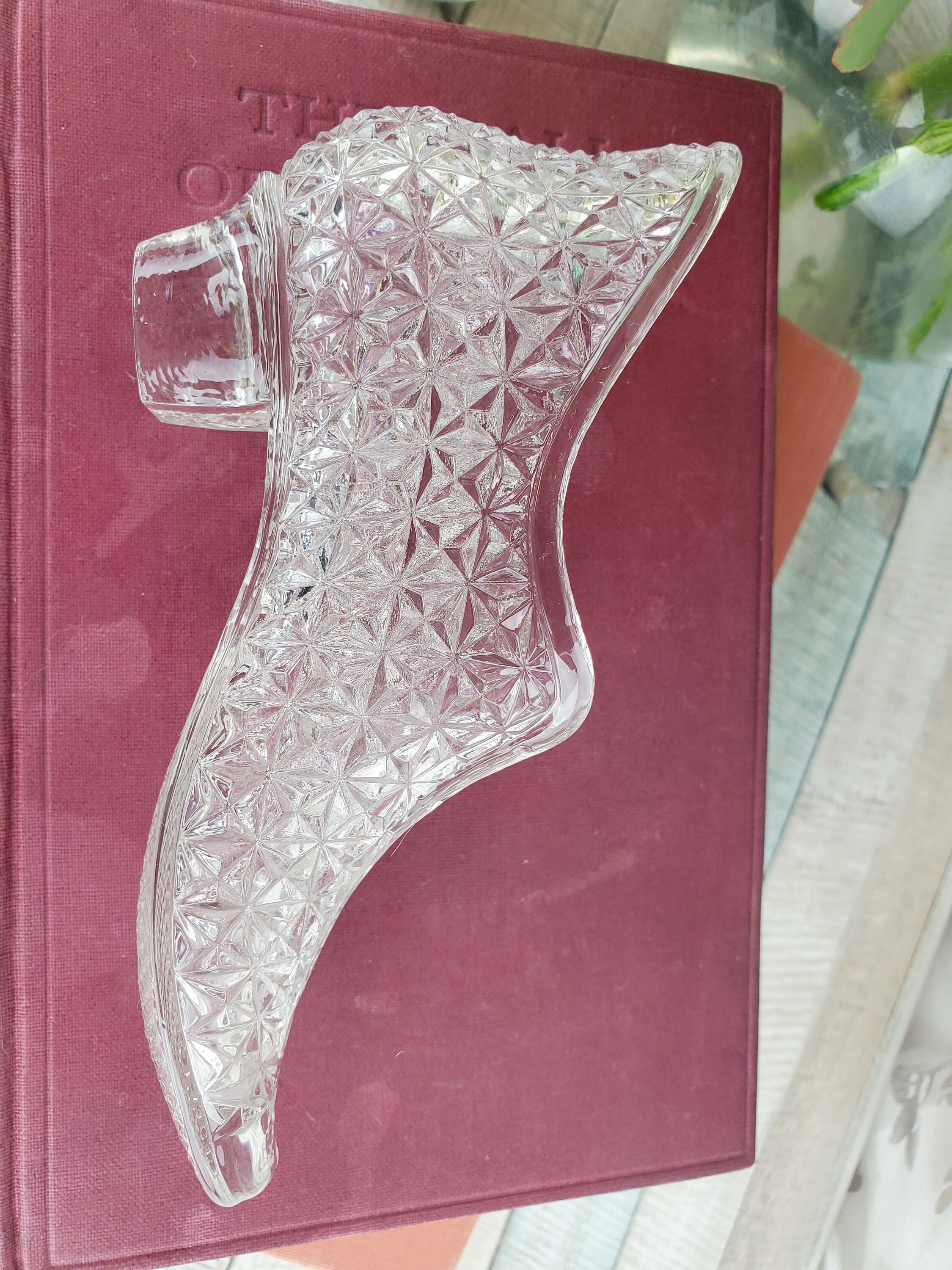 Elegant Cinderella Glass Slipper Ring Holder Jewelry Storage Etsy