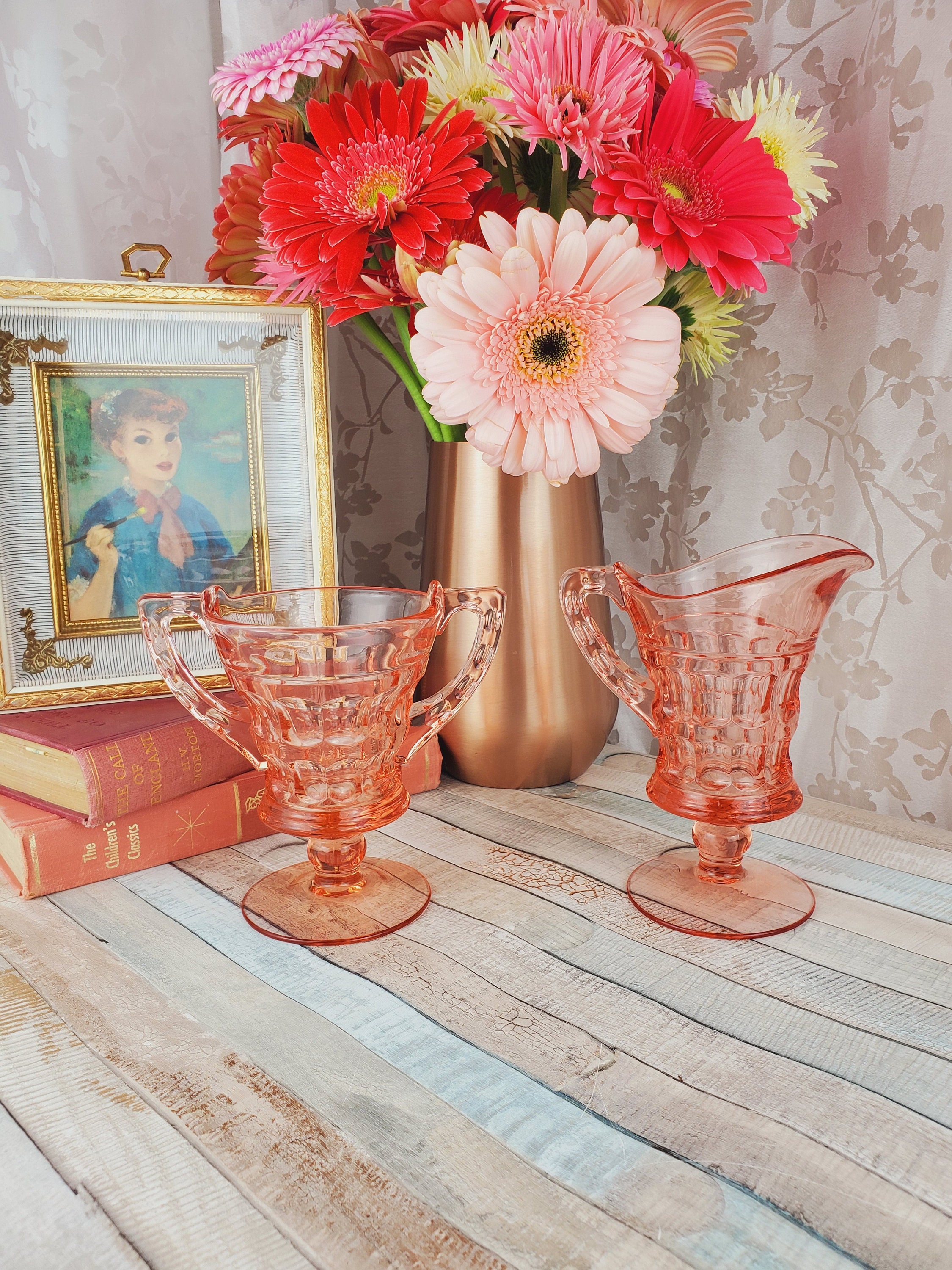 ガラステーブル ファンシーピンク 昭和 80s レトロ ガラステーブル ファンシーピンク レトロ 80s ガラステーブル