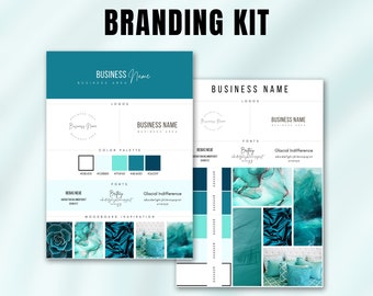 Mini Brand Board Template | Customizable Branding Kit (Canva)