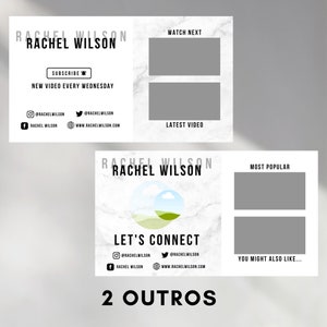 YouTube Channel Art Branding Kit - YouTube Marketing - Intro, Endscreen, Thumbnails, Banners - Canva Templates