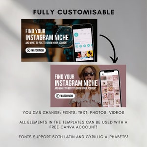 YouTube Channel Art Branding Kit - YouTube Marketing - Intro, Endscreen, Thumbnails, Banners - Canva Templates