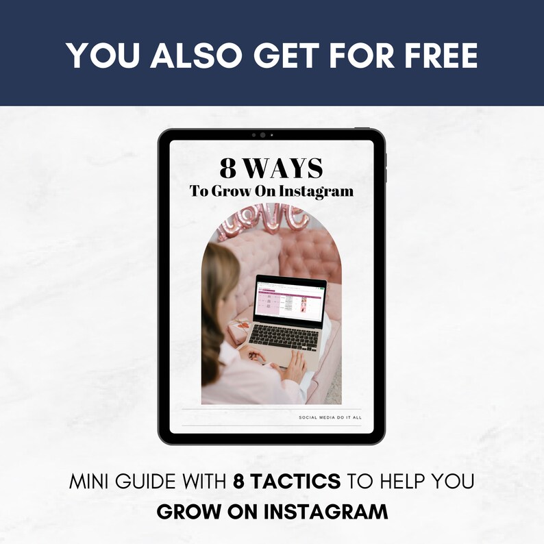 Instagram Story Highlight Covers Blue - Instagram Growth Mini Guide