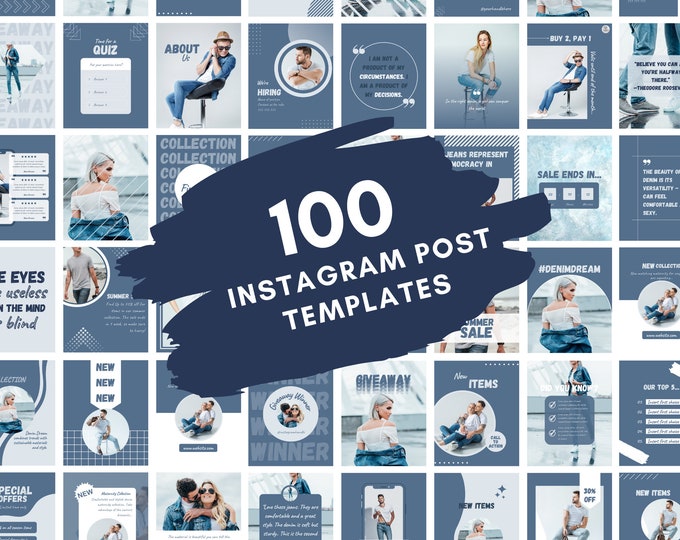 Instagram Post Templates - Canva - Social Media Marketing | Influencer ...