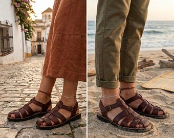 Brown Leather Gladiator Sandals for Women Bohemian Leather Huarache Sandals Greek Handmade Leather Sandals Summer Shoes anniversary ornament