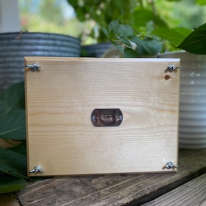Hand stamped "Press Please" Modern Plant Press, flower botanical herb press kit