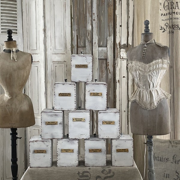 Alte Apothekerdosen/Kisten Shabby***