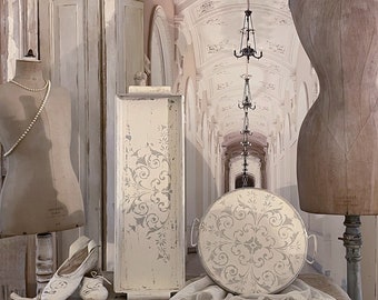 Duo oud shabby bord/kom***