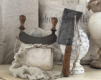 Vintage cleaver and chopping knife***