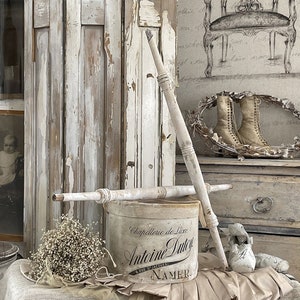 Duo old railing rods with patina***