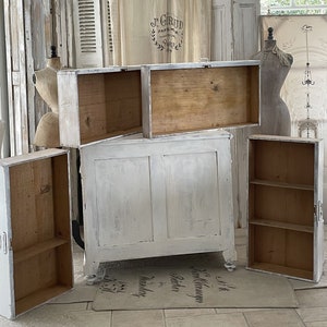 Large antique apothecary dresser Shabby-pur image 10