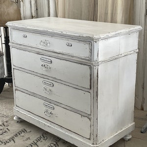 Large antique apothecary dresser Shabby-pur image 8