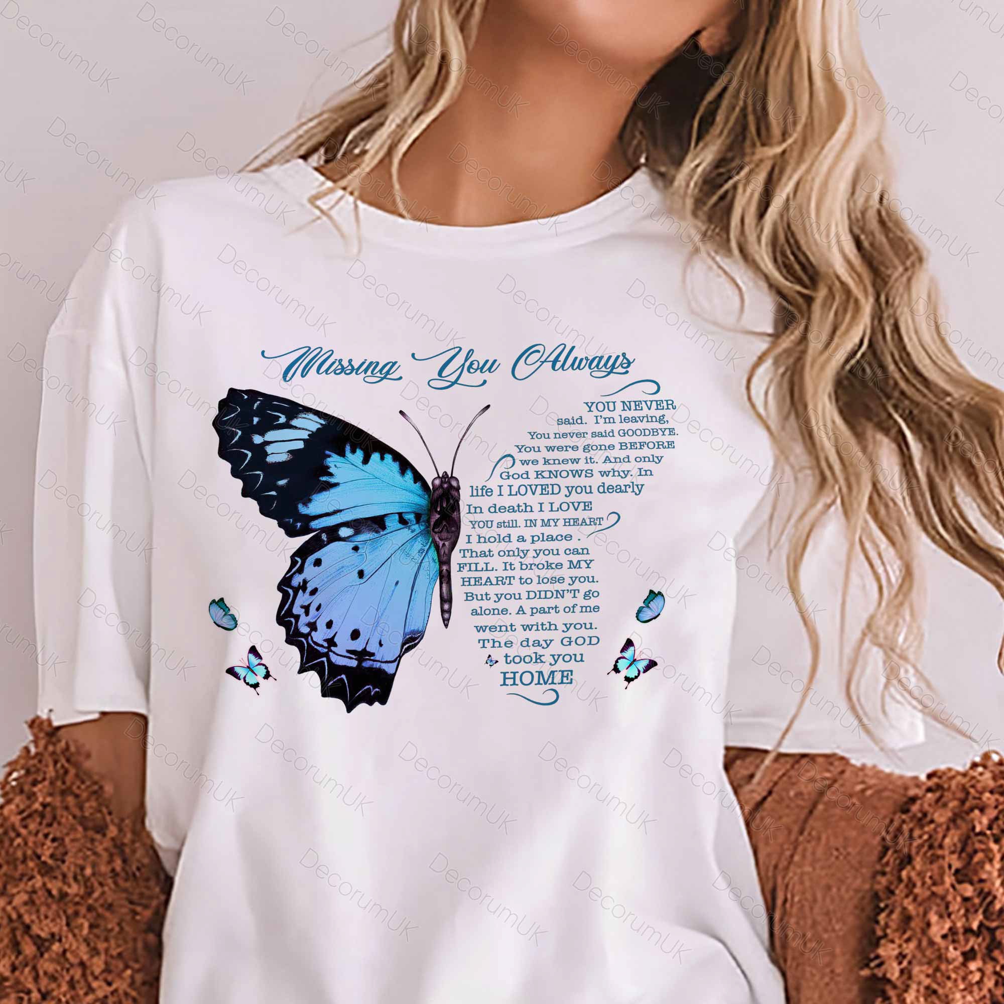 Memorial Png for Sublimation Missing You Always Butterfly - Etsy UK