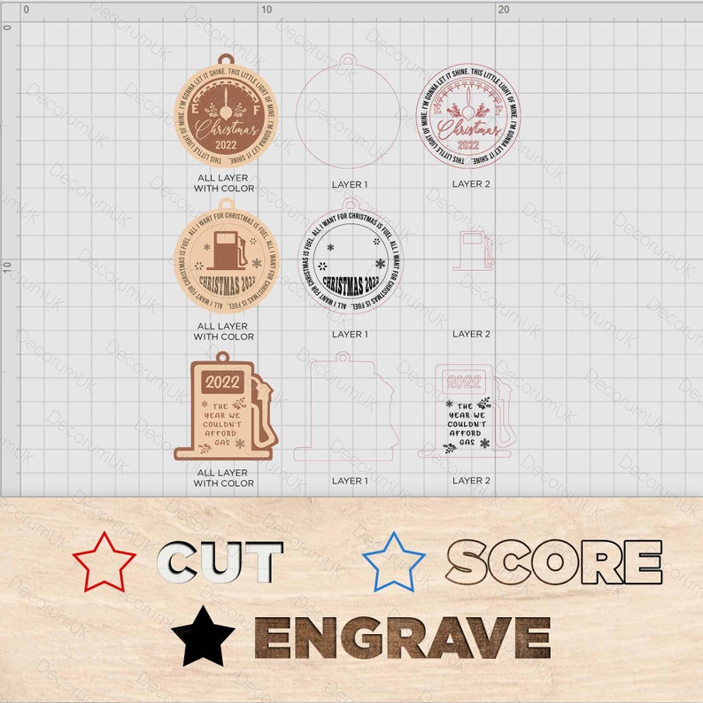 Weihnachten 2022 Schweiz Gaspreis Laser Cut Lustige Ornament Svg Weihnachten 2022 Etsy Schweiz