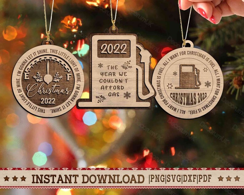 Weihnachten 2022 Schweiz Gaspreis Laser Cut Lustige Ornament Svg Weihnachten 2022 Etsy Schweiz