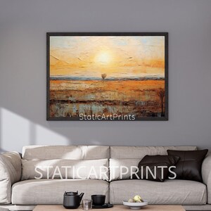Wall Art , Art, African Ethnic Art, African sunset, Downloadable PRINTABLE Digital