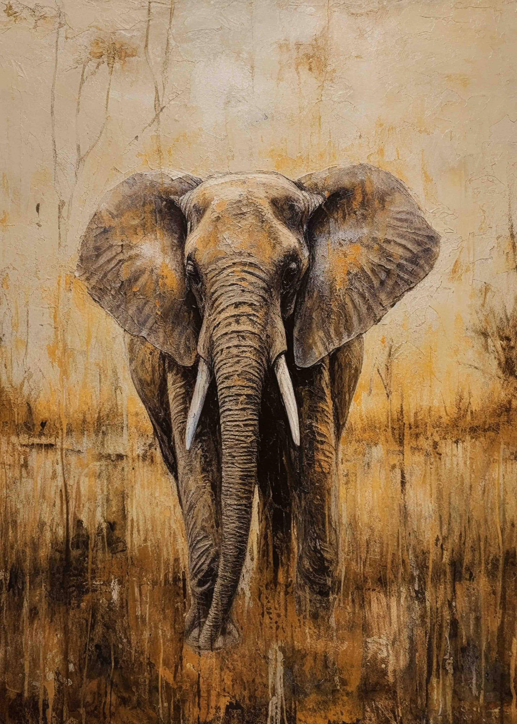 wall-art-art-african-ethnic-art-african-elephant-art-downloadable