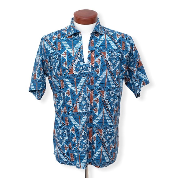 Vintage 1950's Hale Hawaii Aloha Hawaiian Shirt M… - image 2