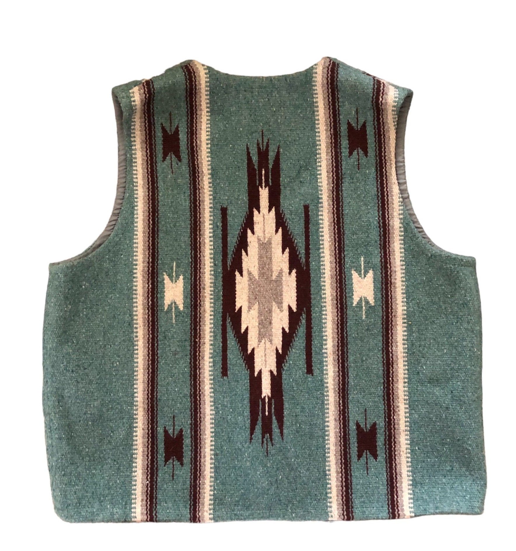 Vintage Chimayo Vest Wool Centinela Traditional Arts New Mexico - Etsy
