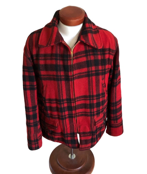 【Special】40s SPORTCLAD ウールスポーツジャケット 1940s SPORTCLAD ウールハンティングジャケット 実寸38-40 - 古着屋