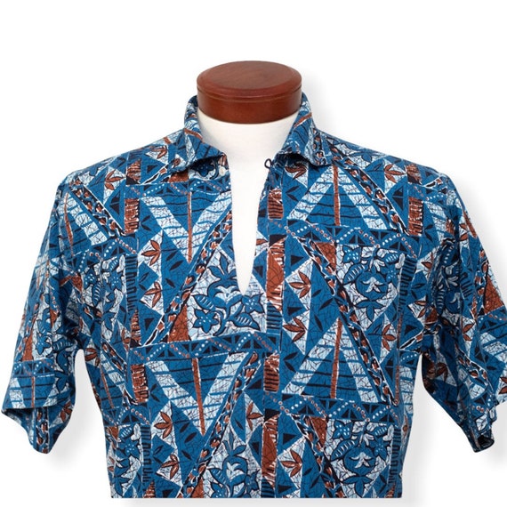 Vintage 1950's Hale Hawaii Aloha Hawaiian Shirt M… - image 1