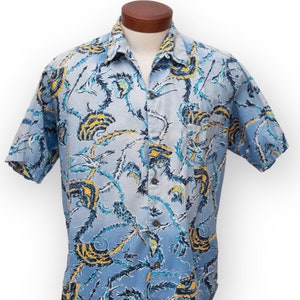 Vintage 1950&#39;s Surfriders Sportswear Aloha Hawaiian Shirt