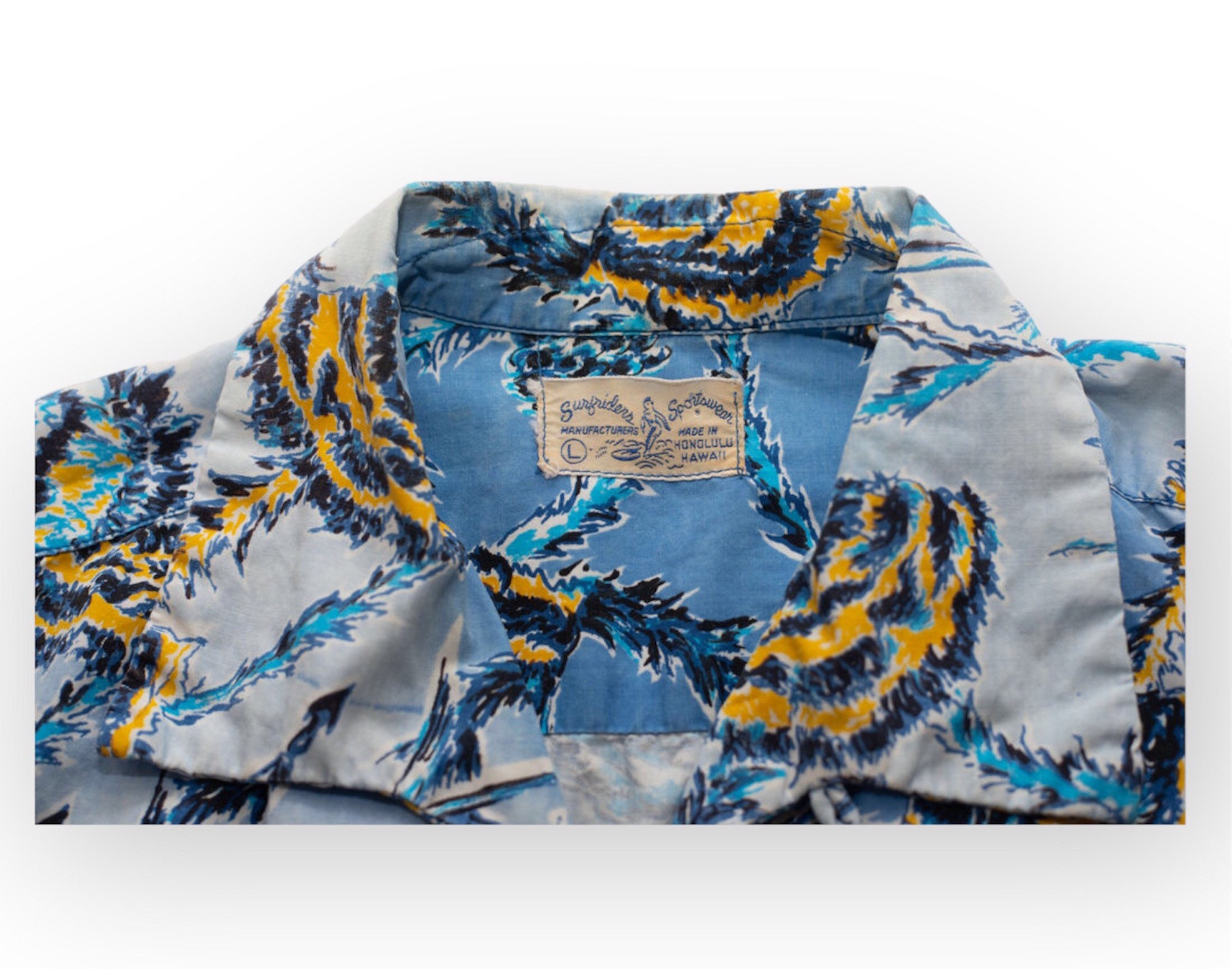 Vintage 1950's Surfriders Sportswear Aloha Hawaiian Shirt - Etsy