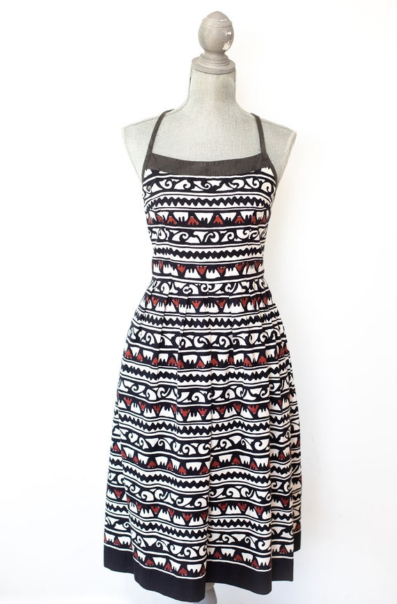 Vintage 1980's 1990's Lanz Originals Dress Tribal 