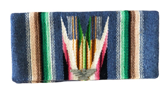 Vintage 1930's 1940's Chimayo Purse Clutch LARGE SIZE Thunderbird