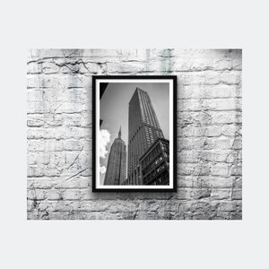 New York Modern Wall Art Black and White Photography Prints