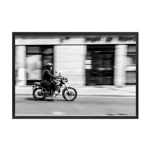 Motorcycle Wall Art Paris Photography Print Modern Decor