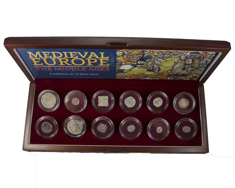 Medieval Europe A Collection of 12 Silver Coins 2018 Edition Etsy