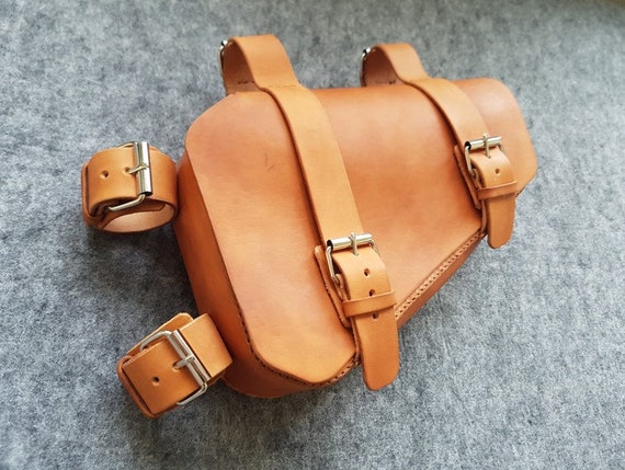 bike leather bag
