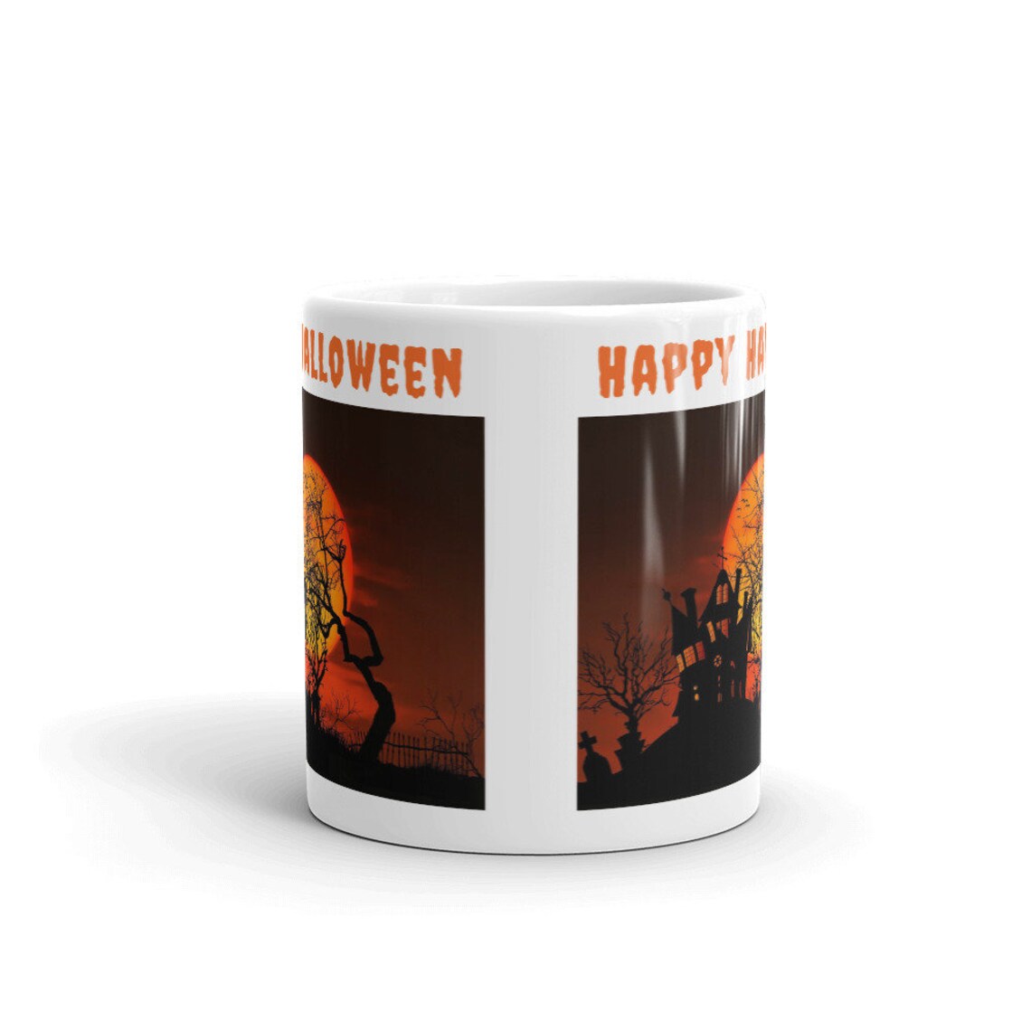 Halloween Coffee Mugs Halloween Coffee Mug Happy Halloween Etsy Australia