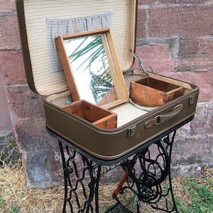 Upcycling: Suitcase dressing table