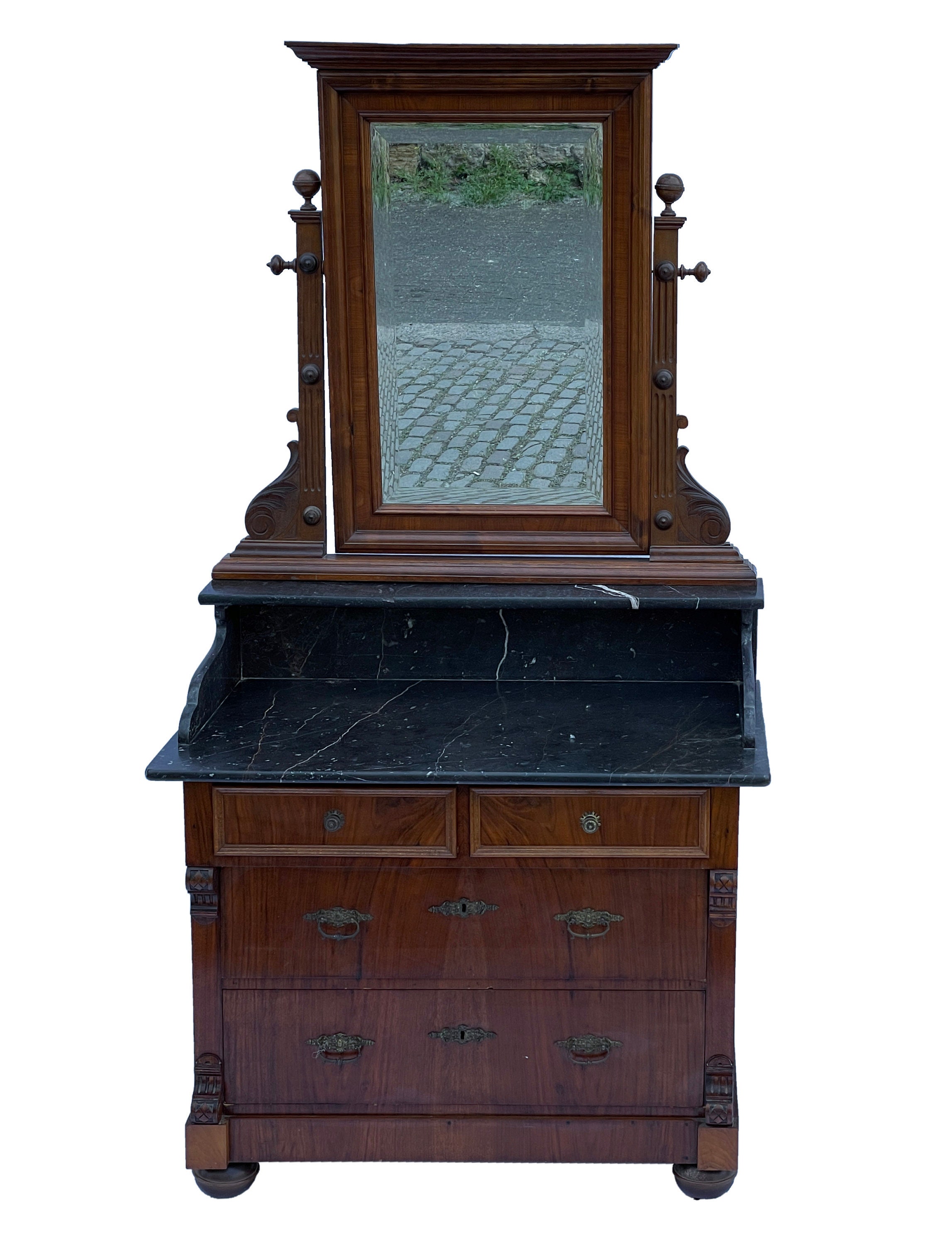 Aparador del espejo de Gründerzeit | Etsy