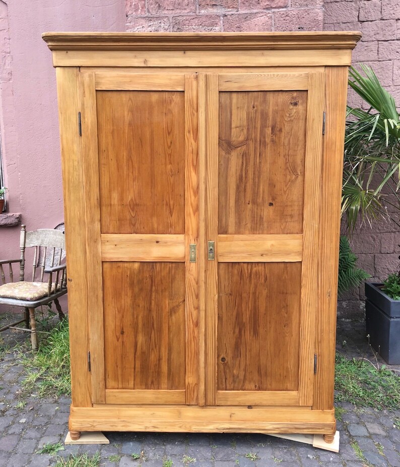 Wardrobe Made Of Pine Etsy