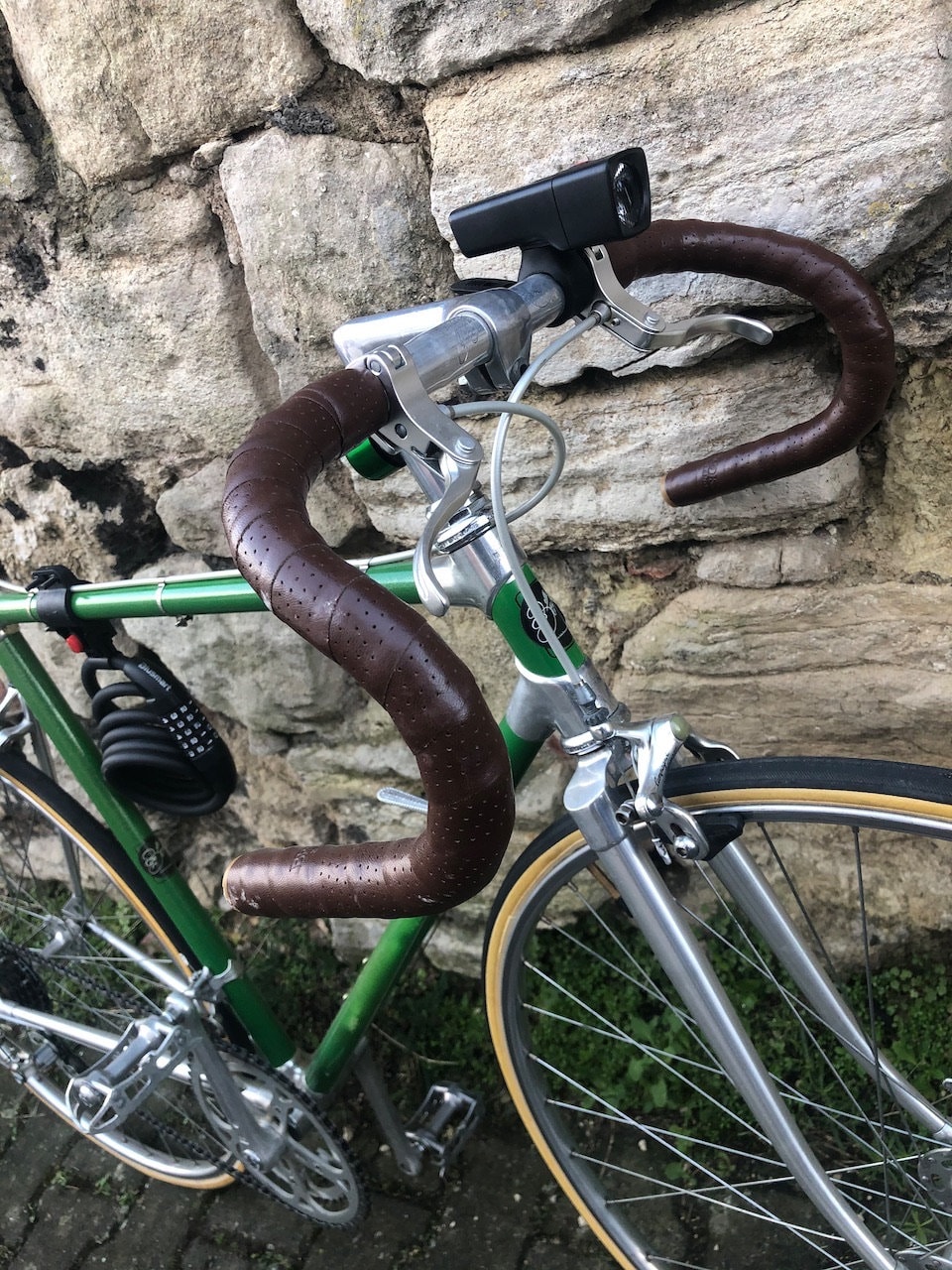 vintage mint green bike
