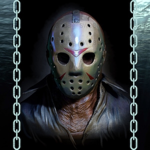 horror jason digital png 20 oz Skinny Tumbler Sublimation Design, StraightTumbler Wrap, Instant Digital Download PNG