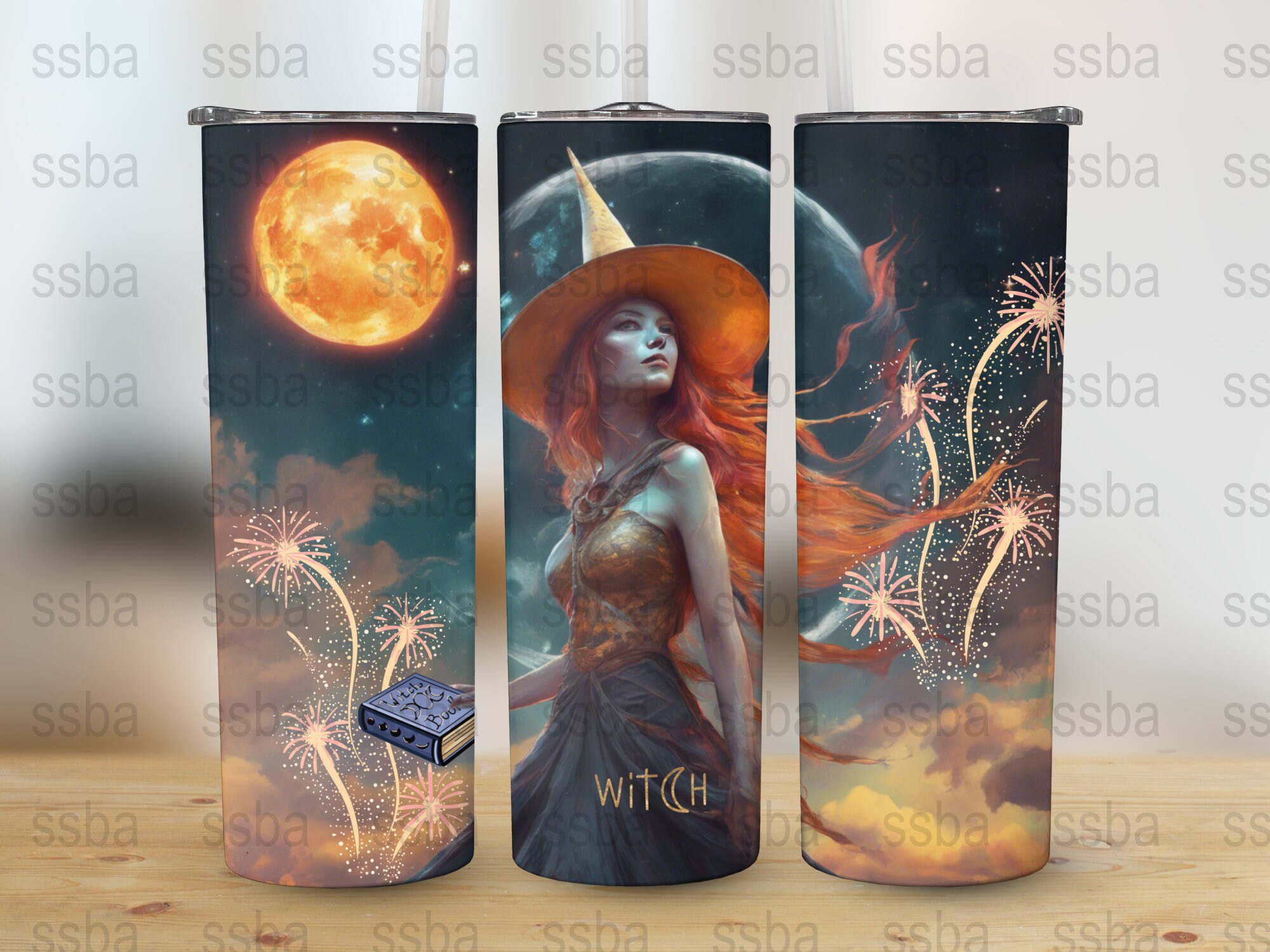 Witch Craft Witchy Dark Digital Png 20 Oz Skinny Tumbler Sublimation ...